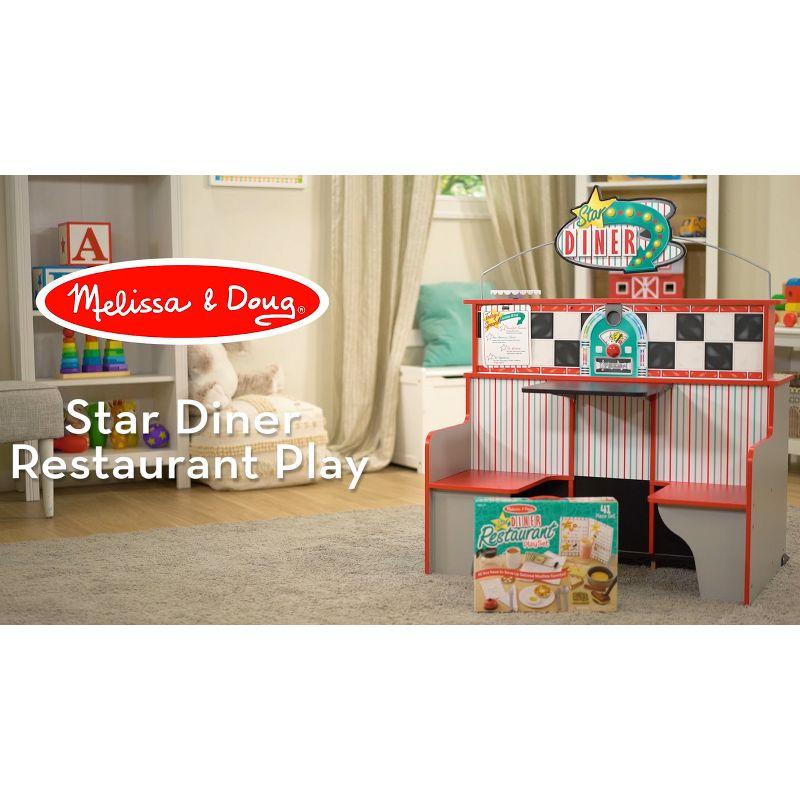 Melissa & Doug Melissa & Doug Star Diner Restaurant Play Set