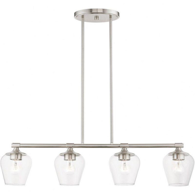 Livex Lighting Willow 4 - Light Chandelier in  Brushed Nickel