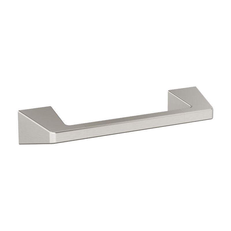 Brushed Nickel 11" Geometric Wall Mounted Towel Bar