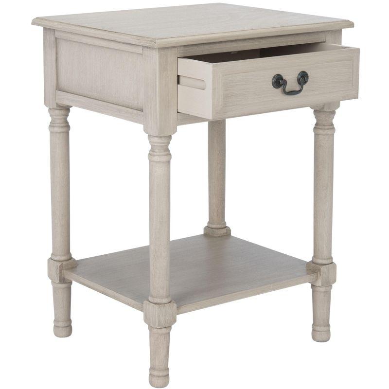 Whitney 1 Drawer Accent Table - Greige - Safavieh.