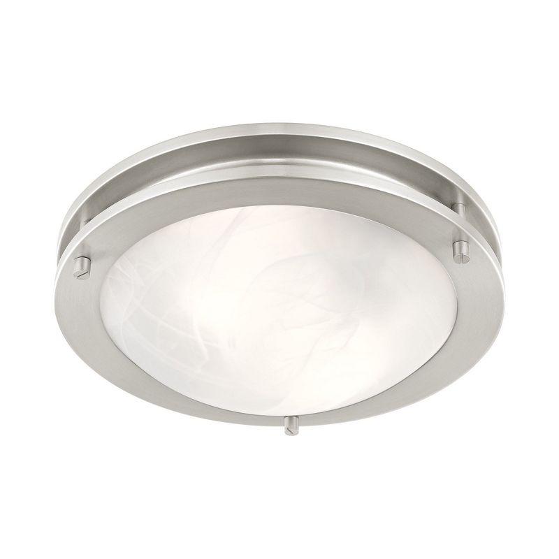 Livex Lighting Ariel 2 - Light Flush Mount in  Brushed Nickel