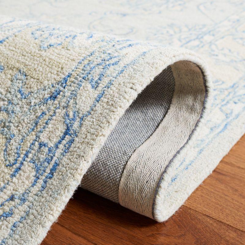 Micro-Loop MLP535 Hand Tufted Area Rug - Blue/Beige - 8'x10' - Safavieh.