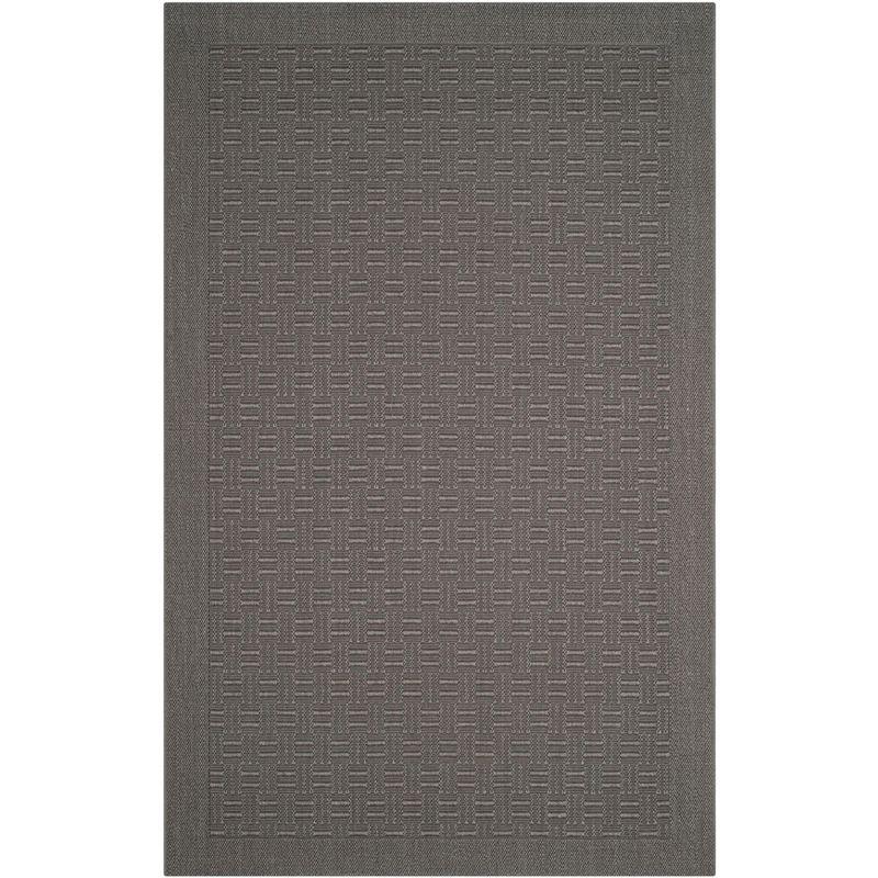 Palm Beach PAB359 Power Loomed Area Rug - Ash - 4'x6' - Safavieh.