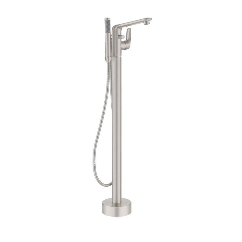 CASAINC KCLT0054-BN Single Handle Freestanding Bathtub Faucet with Diverter and Handshower