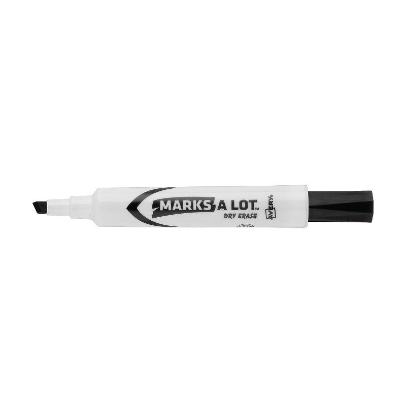 Avery Marks-A-Lot Desk-Style Dry Erase Marker Chisel Tip Black 36/Pack 98207