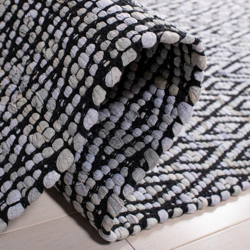 Montauk MTK621 Hand Woven Indoor Area Rug - Grey/Black - 8'x10' - Safavieh