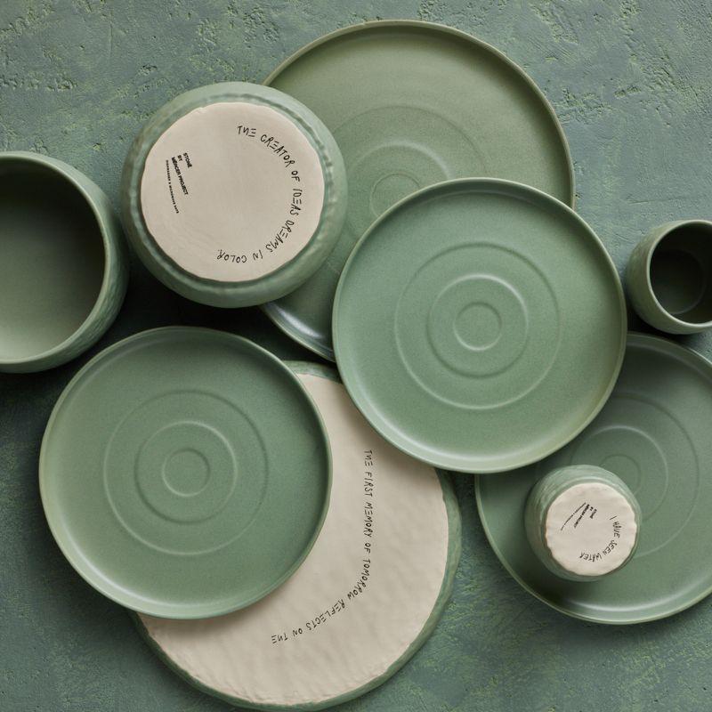 Shosai Stone by Mercer Project Shosai 16-Piece Dinnerware Set Stoneware