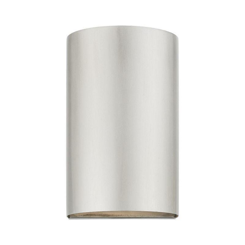 Brushed Nickel Dimmable Direct Wired Electric Sconce