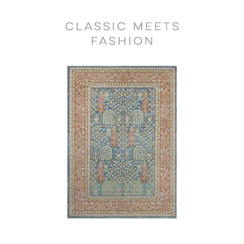 Momeni 5'3"x7'3" Isabella Freya Area Rug Gray