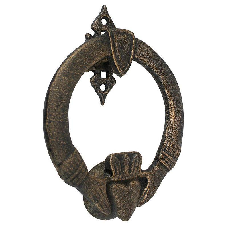 Design Toscano Claddagh Authentic Foundry Iron Door Knocker