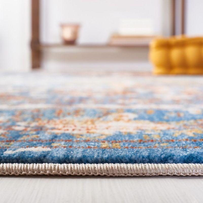 Vintage Persian VTP409 Power Loomed Indoor Area Rug - Turquoise/Multi - 4'x6' - Safavieh.