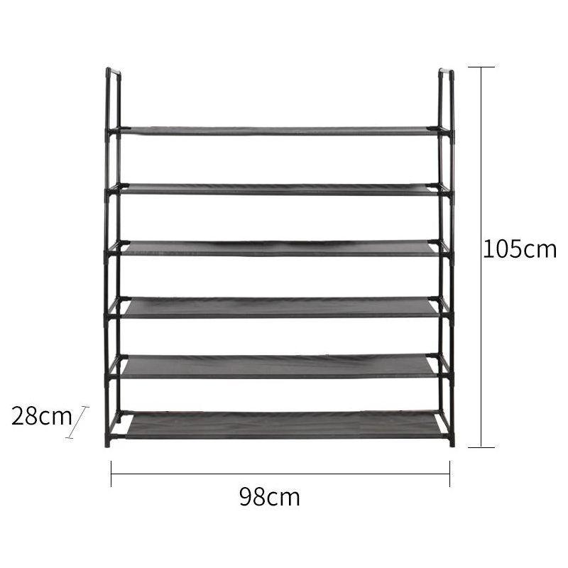 Modern 4 Tier or 6-Tier Space Saving Shoe Rack