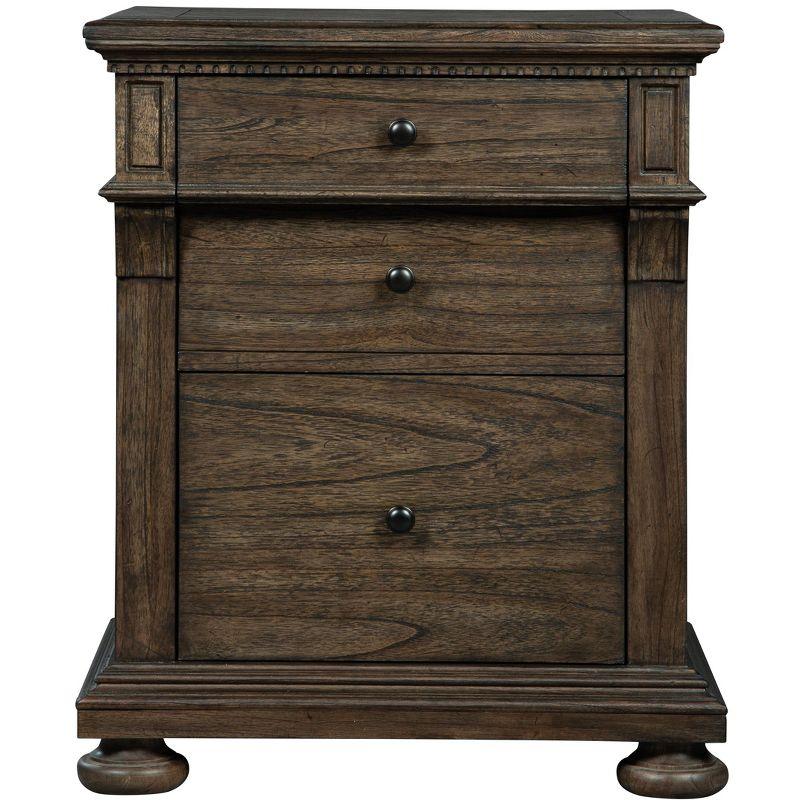 Traditional Brown 2-Drawer Legal Size File Cabinet