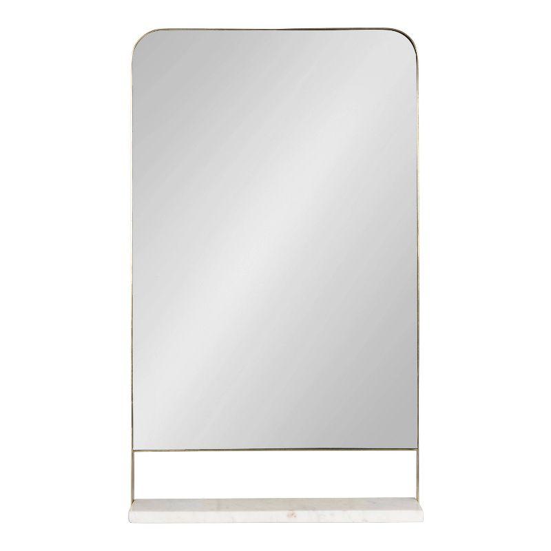 20"x34" Chadwin Arch Wall Mirror with Shelf - Kate & Laurel All Things Decor