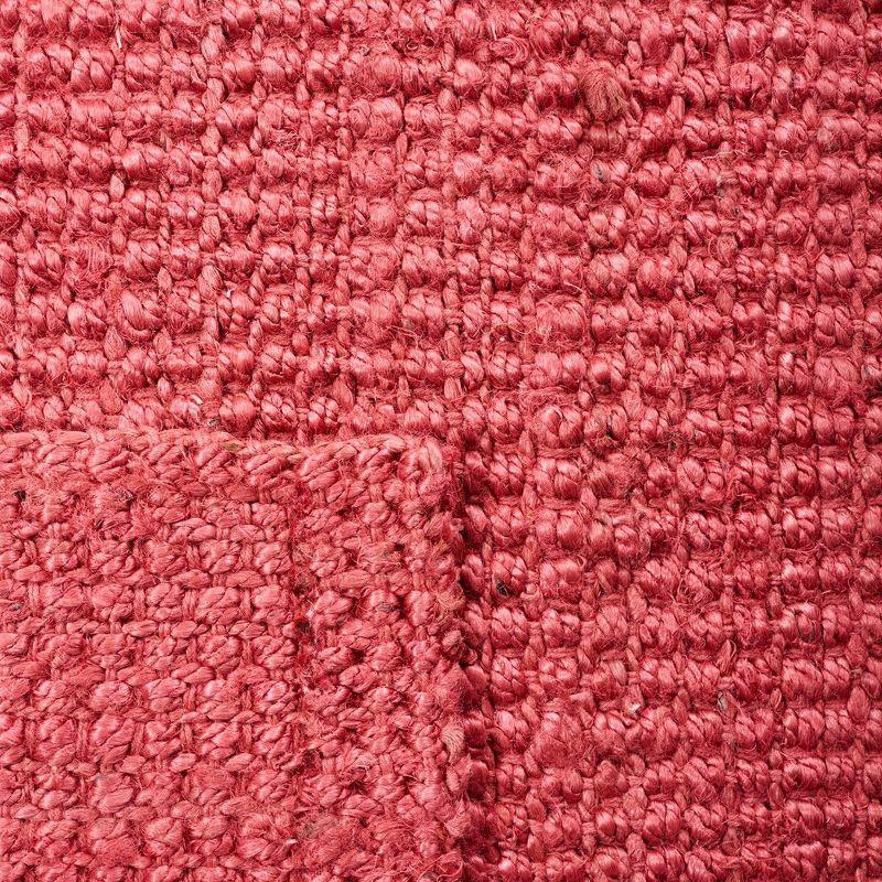 Natural Fiber NF730 Hand Woven Indoor Area Rug - Red - 4'x4' - Safavieh