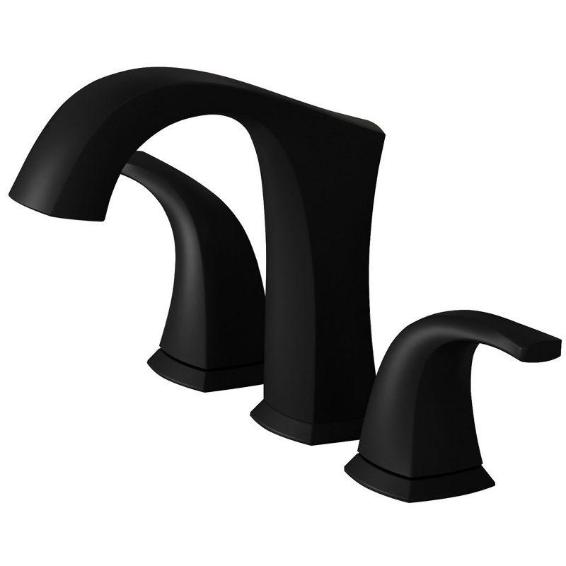 Widespread 2-handle Bathroom Faucet with Drain Assembly