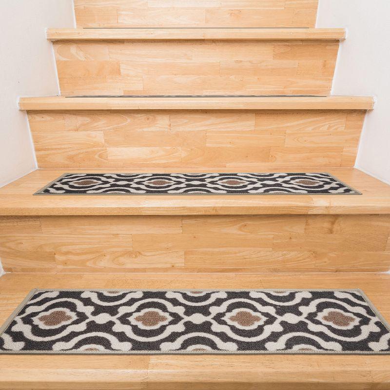 World Rug Gallery Trellis Non-Slip Stair Treads