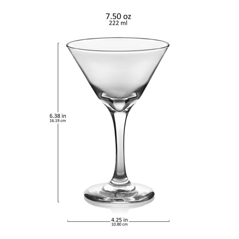 Libbey Martini Party Glasses (Set of 12)