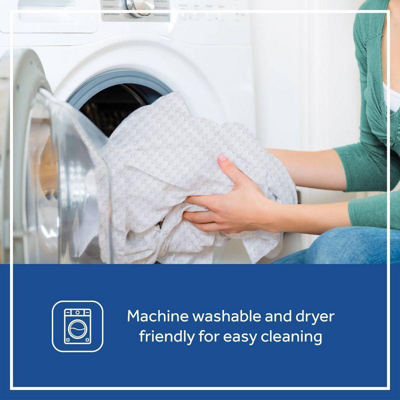 Sealy Baby Sealy Baby FreshFlow Breathable Waterproof Fitted Baby Crib Mattress Protector Pad, Crib Mattress Pad Topper, 52" x 28" - White