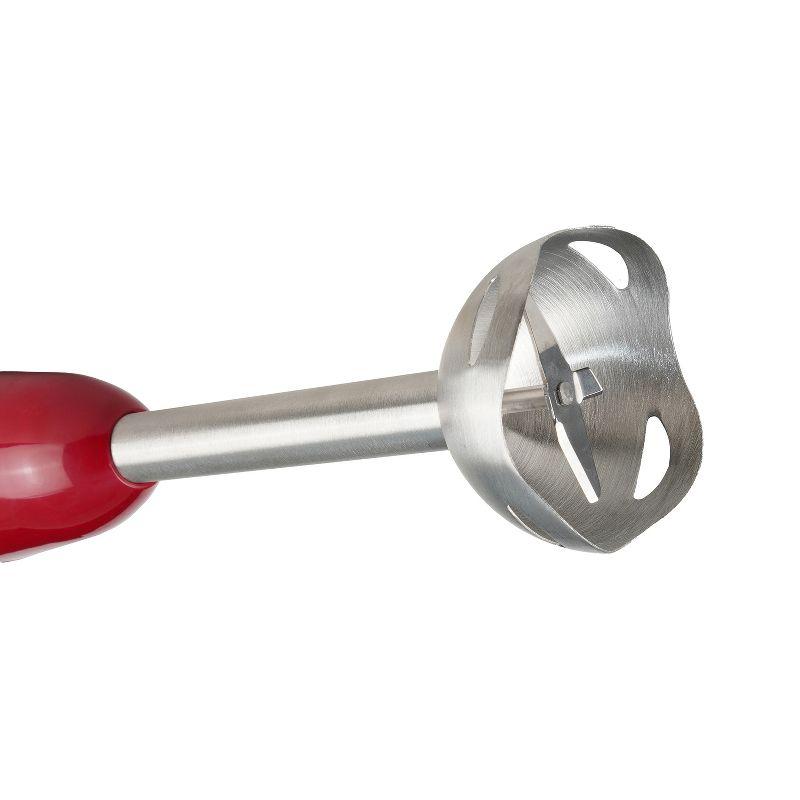 National® 500-Watt Multi-Purpose 4-in-1 Immersion Blender with Attachments (Red)
