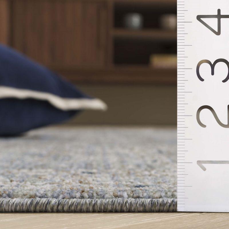 Antique Patina ANP656 Machine Made Loomed Area Rug - Blue/Ivory - 5'-3" X 7'-7" - Safavieh