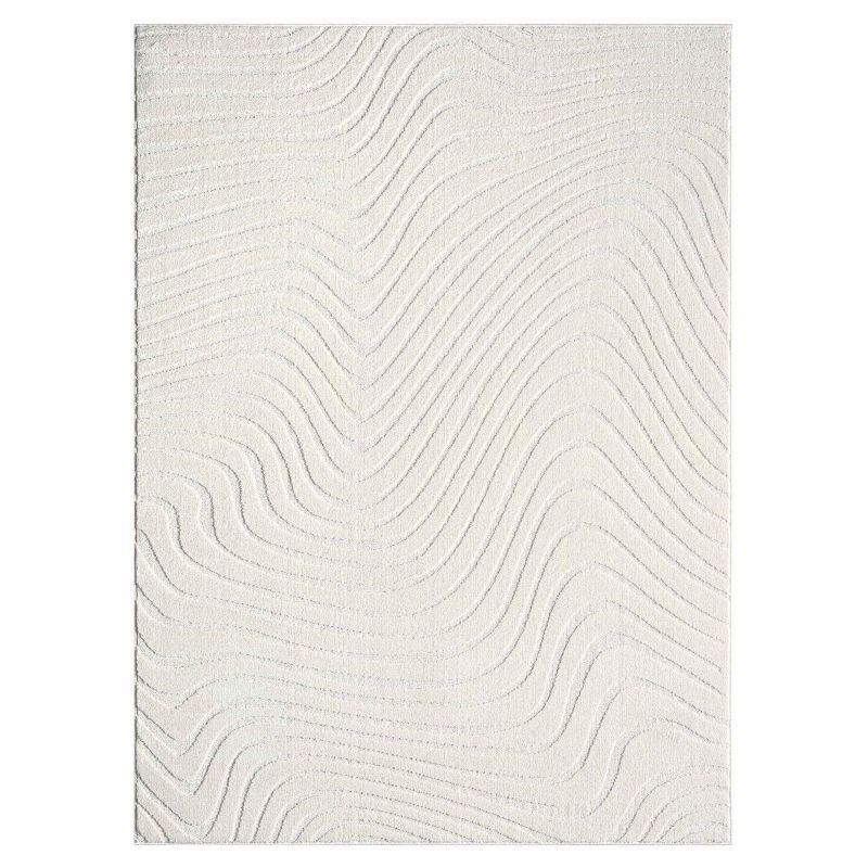 Luxe Weavers Abstract Wave Area Rug