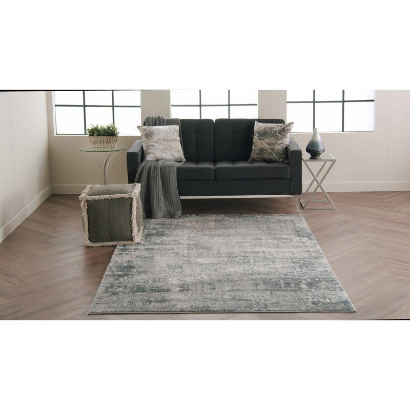 Mineral Hues Handmade Abstract 5' x 7' Beige/Grey Synthetic Rug