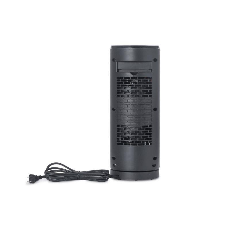 BLACK+DECKER BLACK+DECKER Ceramic Oscillating Tower Heater with Remote Control, Space Heater with Digital LED Display, Black
