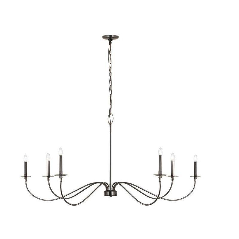 Z-Lite Arrington 6 - Light Chandelier in  Plated Bronze