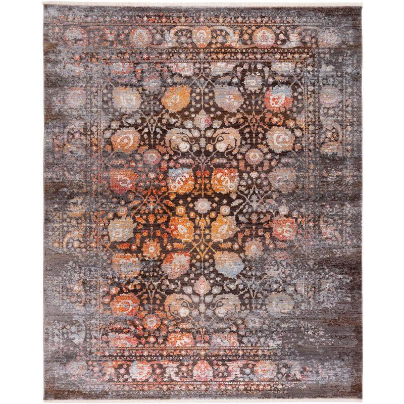 Vintage Persian VTP410 Power Loomed Indoor Area Rug - Brown/Multi - 9'x11'7" - Safavieh
