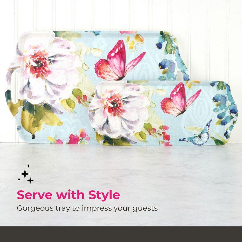 Pimpernel Pimpernel Colorful Breeze Melamine Sandwich Tray 15.1 X6.5"