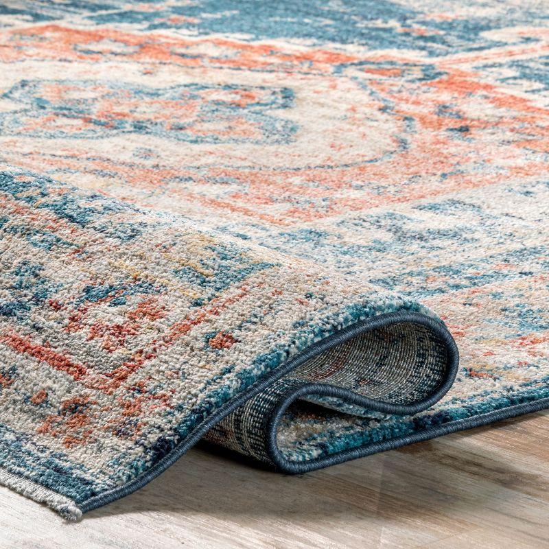 Nuloom Harley Faded Medallion Indoor Area Rug