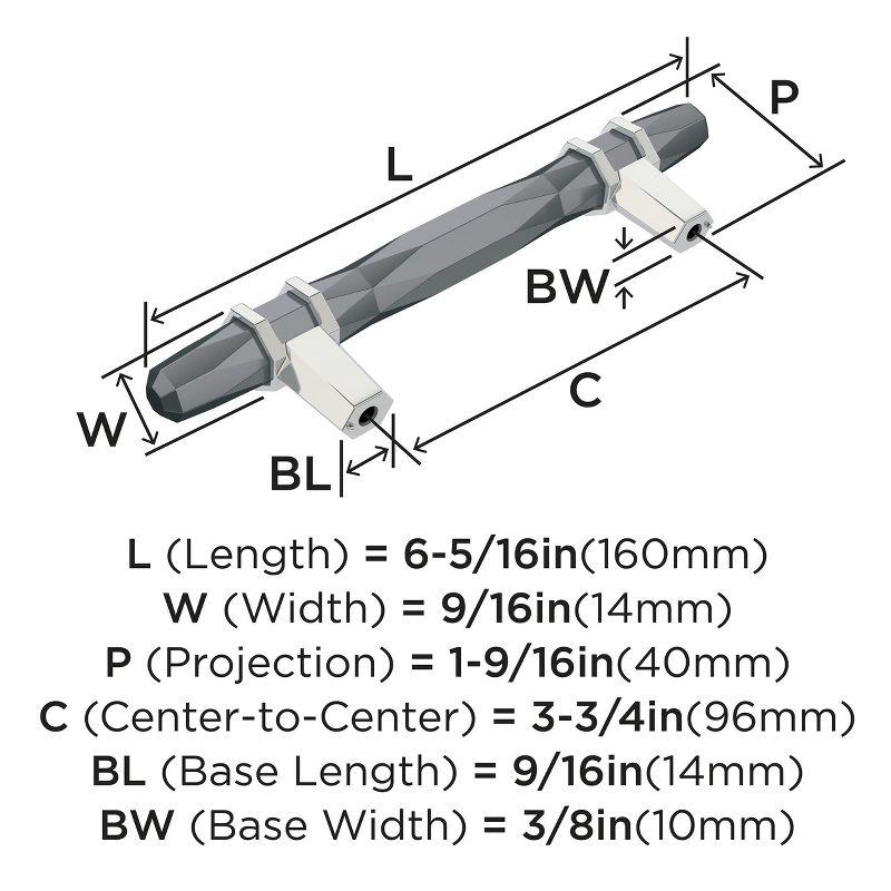 London 3 3/4" Center to Center Bar Pull