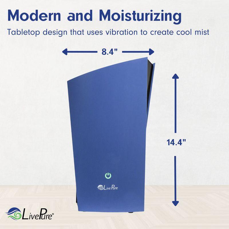 LivePure LP485HUM Ultrasonic Humidifier, Graphite