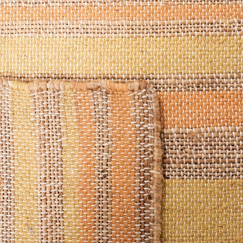 Highland Dunes Grice Hand Woven 50% Jute, 50% Wool Striped Rug