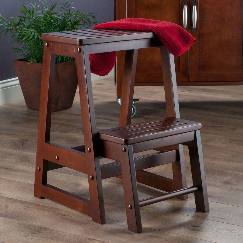 Calimesa 2 - Step Wood Lightweight Folding Step Stool