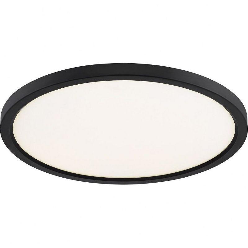 Quoizel Lighting Outskirts 1 - Light Flush Mount in  Fresco