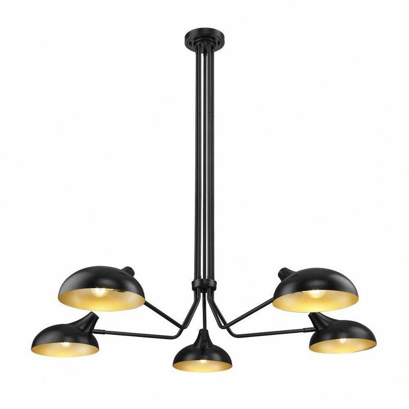 Z-Lite Bellamy 5 - Light Chandelier in  Matte Black