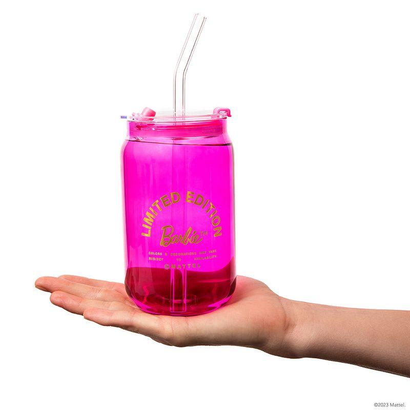 Barbie x Dragon Glassware 16 oz Limited Edition Drinking Glasses Pink & Magenta