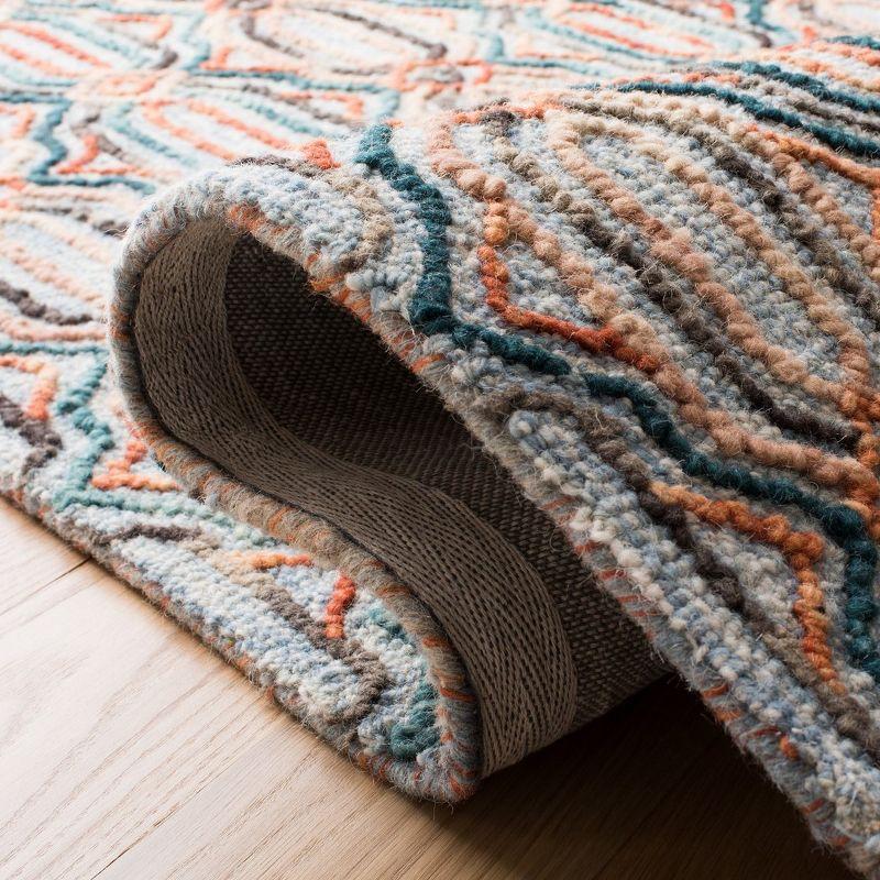 Trace TRC511 Hand Tufted Indoor Accent Rug - Light Blue/Blue - 4'x6' - Safavieh
