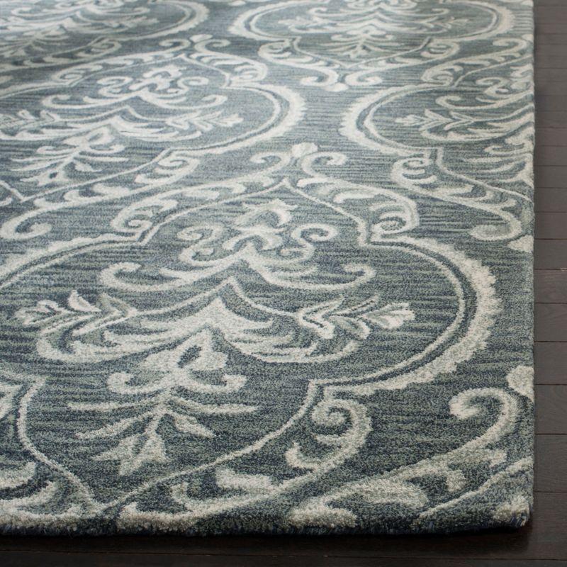 Blossom BLM603 Hand Tufted Area Rug - Blue/Sage - 8'x10' - Safavieh.