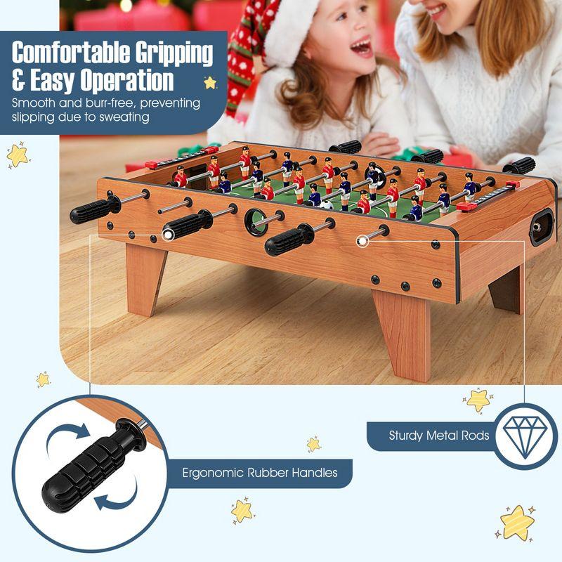 Costway 27'' Foosball Table Competition Game Room Soccer football Sports Indoor w/ Legs