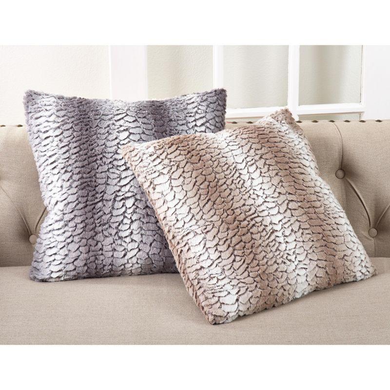 Saro Juneau Collection Reversible Pillow Cover
