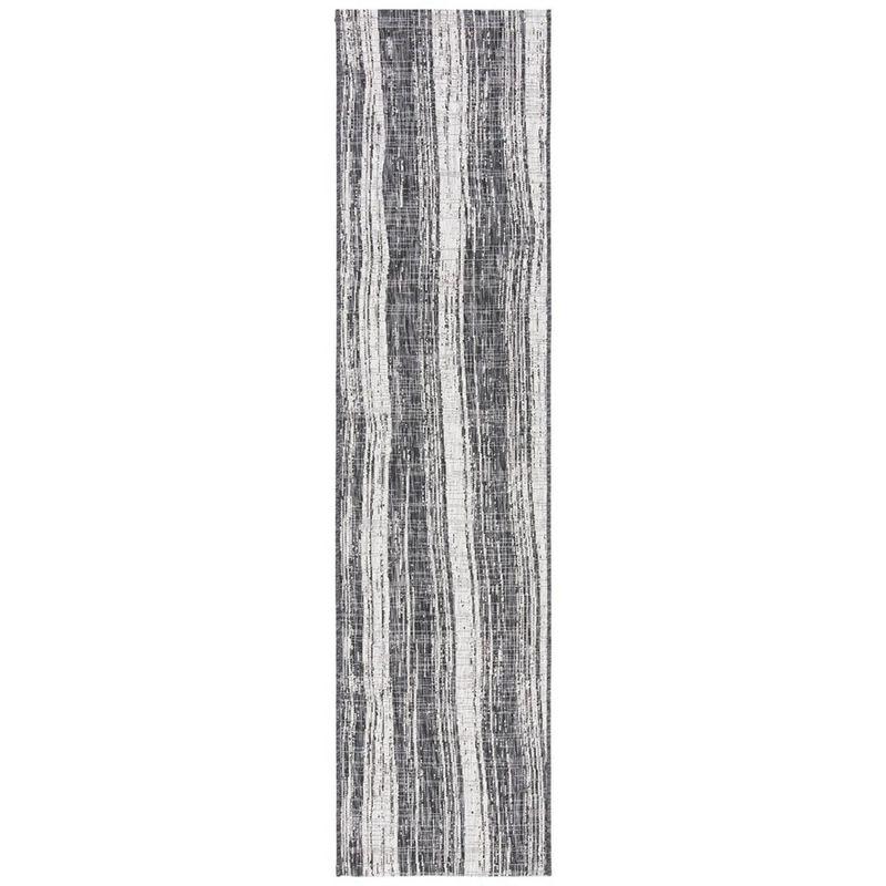 Courtyard CY8393 Power Loomed Indoor/Outdoor Runner Rug - Black/Grey - 2'2"x9' - Safavieh.