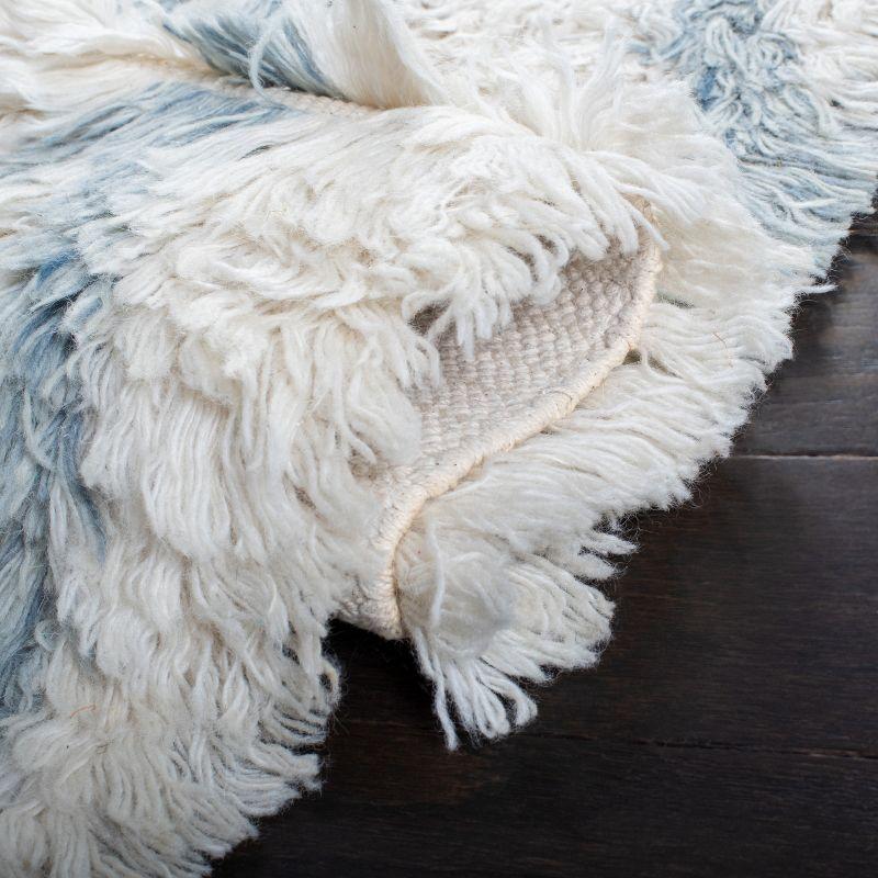 Kenya Hand Knotted 80% Wool, 20% Cotton Geometric Rug