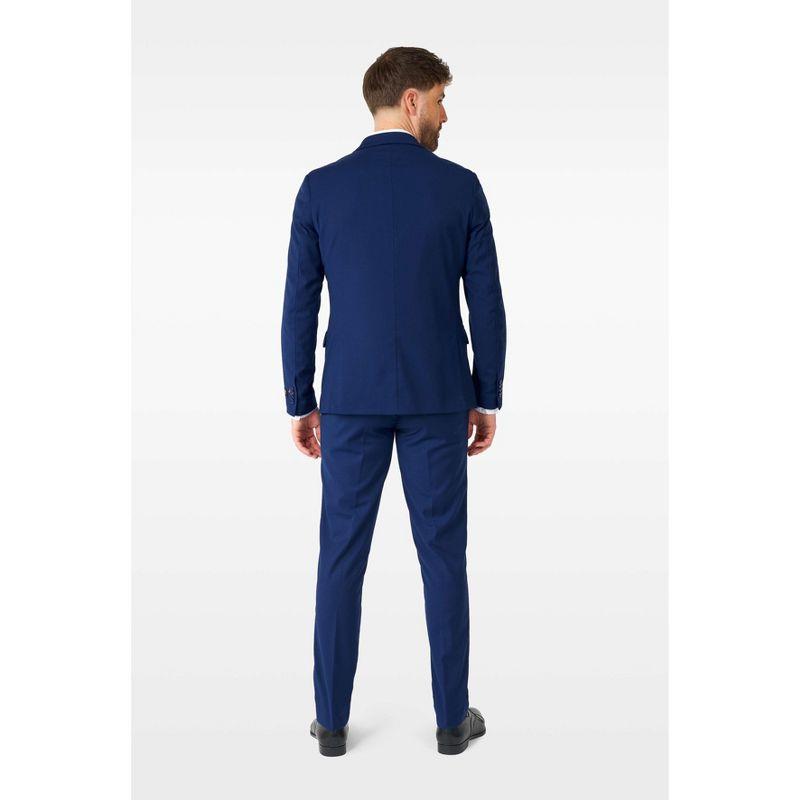 OppoSuits Daily Men's Suit - Casual Two-Piece Suit - Wedding & Business Casual Outfit - Dark Blue - Size 50