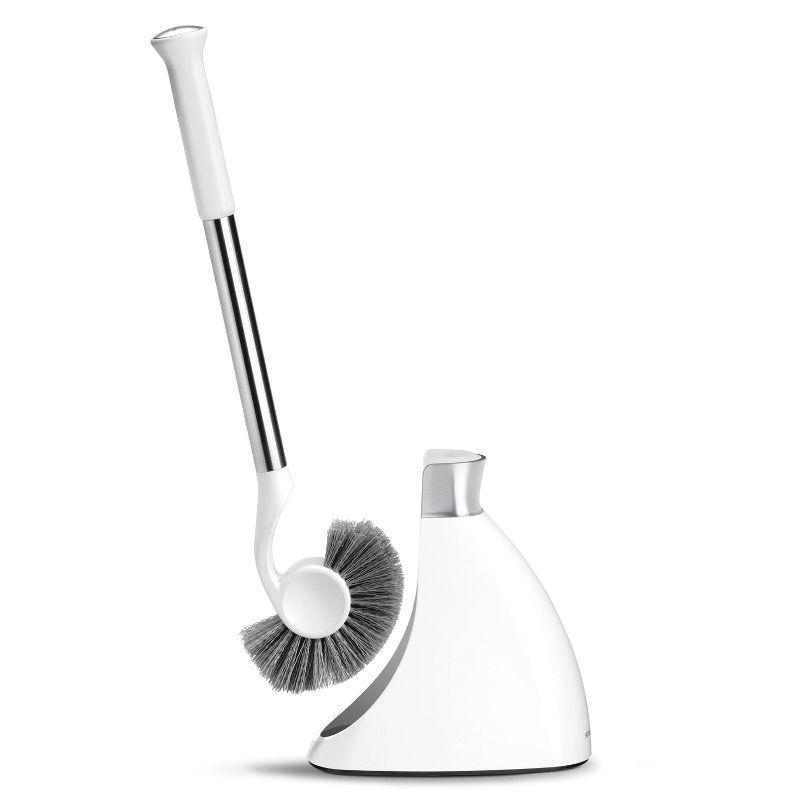 Simplehuman Toilet Brush with Caddy, Stainless Steel