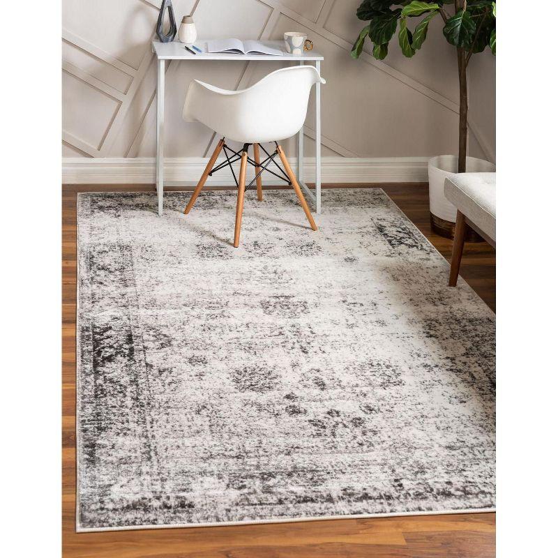Unique Loom 8' 0 x 10' 0 Sofia Casino Gray Area Rug