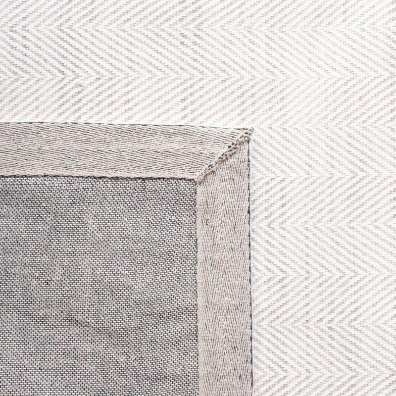 Marbella MRB313 Hand Woven Area Rug - Silver/Ivory - 4'x6' - Safavieh.