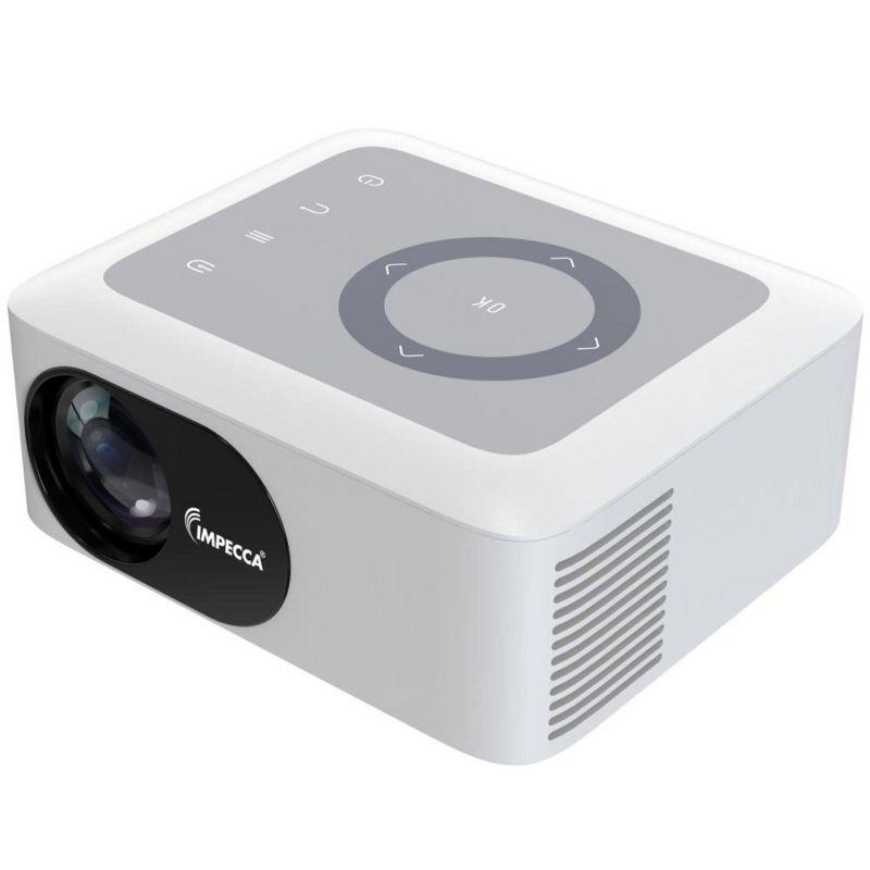 Impecca Portable Home Theater Projector, 80 ANSI Lumens, 720P, up to 120”